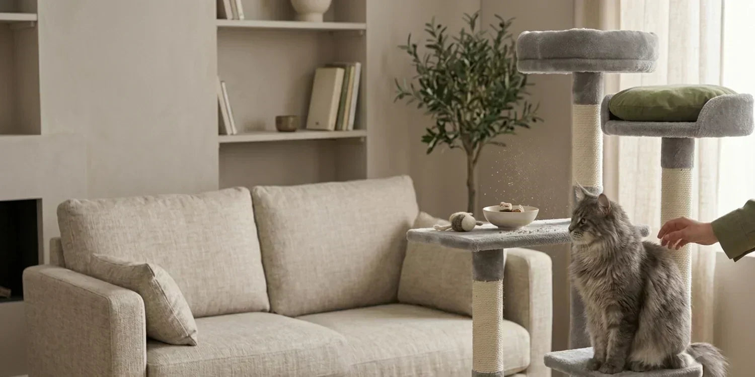 Comment attirer un chat sur un arbre à chat ?