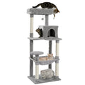 Arbre à chat 116cm  Gris | Arbre à Miaou Rosier