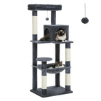 Arbre à chat 116 cm Gris foncé | Arbre à Miaou Rosier