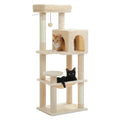 Arbre à chat 116 cm Beige | Arbre à Miaou Rosier