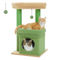 Arbre à gratter moderne Vert | Arbre à Miaou Design