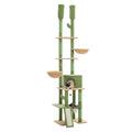 Arbre à Chat Vert Cactus avec Condo et Hamac | Arbre à Miaou Cactélia