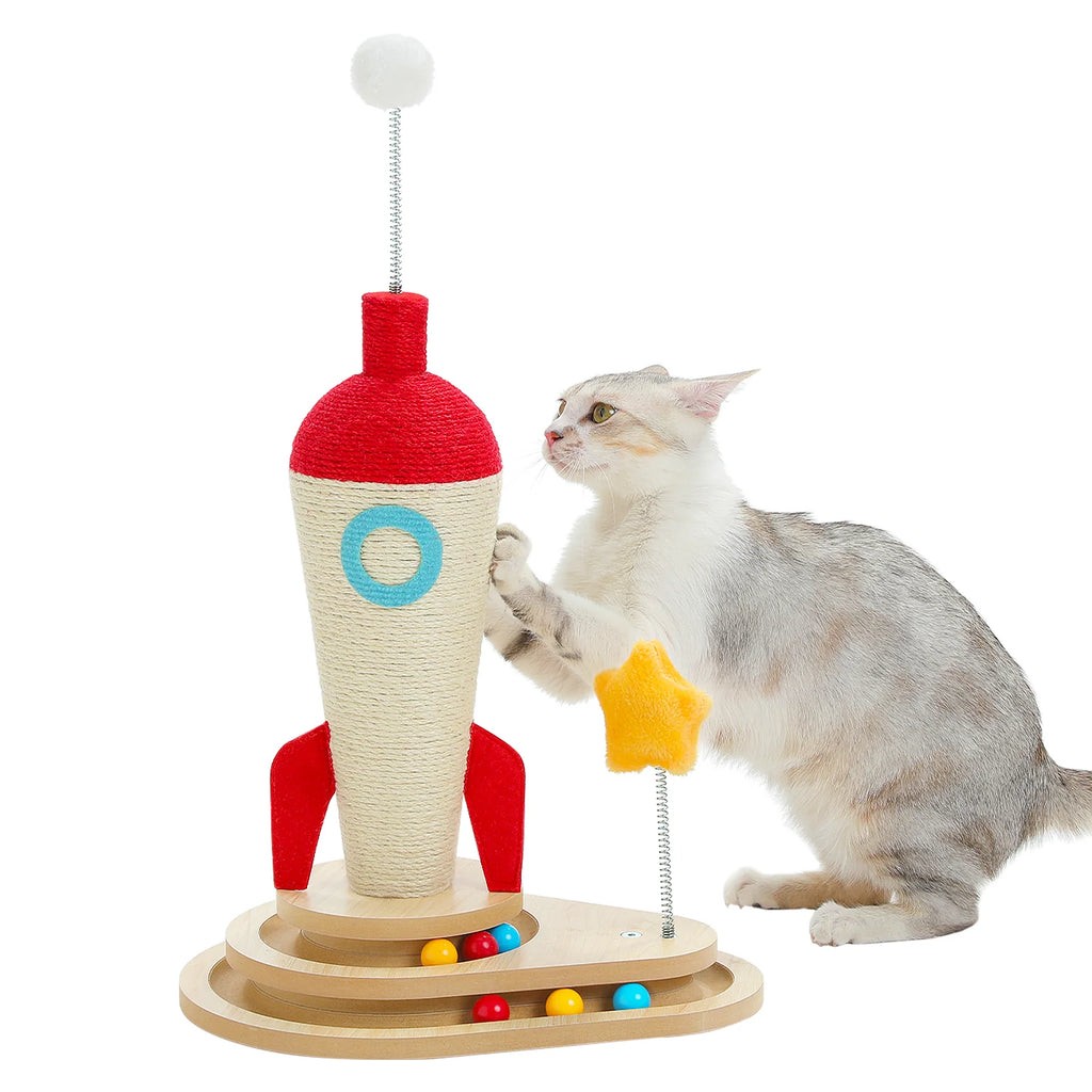 Griffoir fusée pour chats | Arbre à Miaou Fuséa
