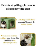 Arbre à chat 116 cm Vert | Arbre à Miaou Rosier
