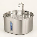 Fontaine chat inox robinet | Tatsou