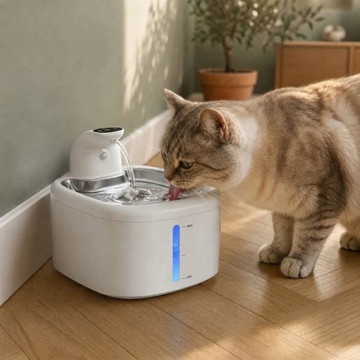 Fontaine chat sans fil | Kisuo