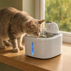 Fontaine chat sans fil | Kisuo