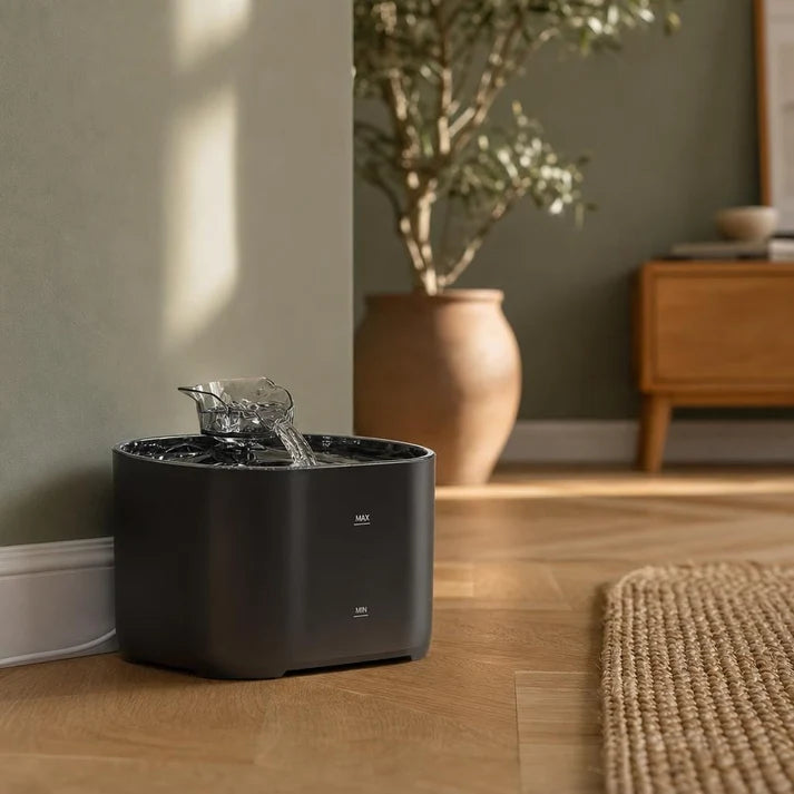 Fontaine pour chat silencieuse | Tsuyuo