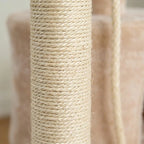 Arbre à chat avec griffoir beige | Nagio