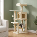 Arbre à chat blanc design | Shiou