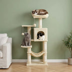Arbre à chat blanc design | Shiou