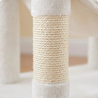 Arbre à chat blanc design | Shiou