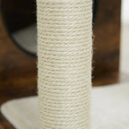 Arbre à chat blanc et bois | Koria