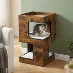 Arbre à chat bois design | Shimau