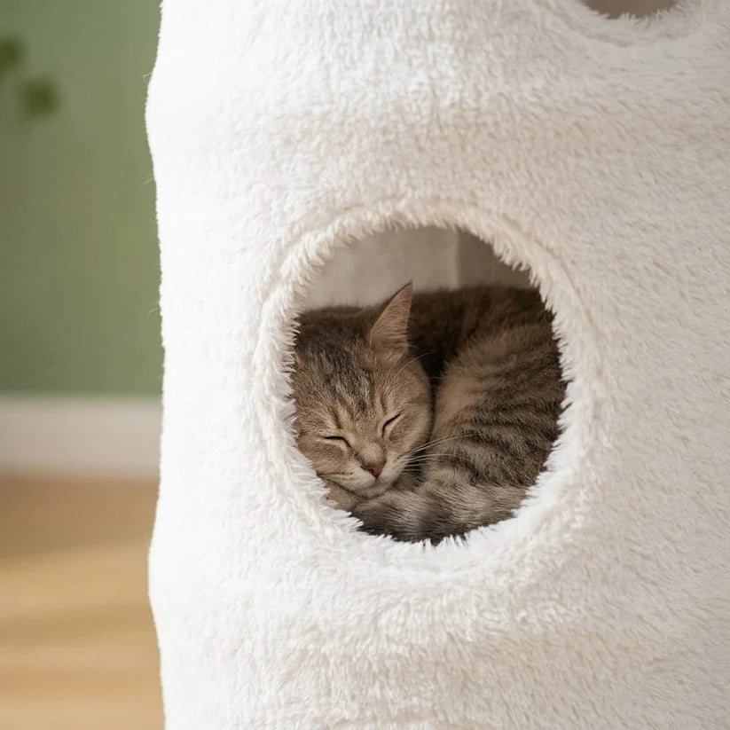 Arbre à chat bois flotté et sisal | Kikua