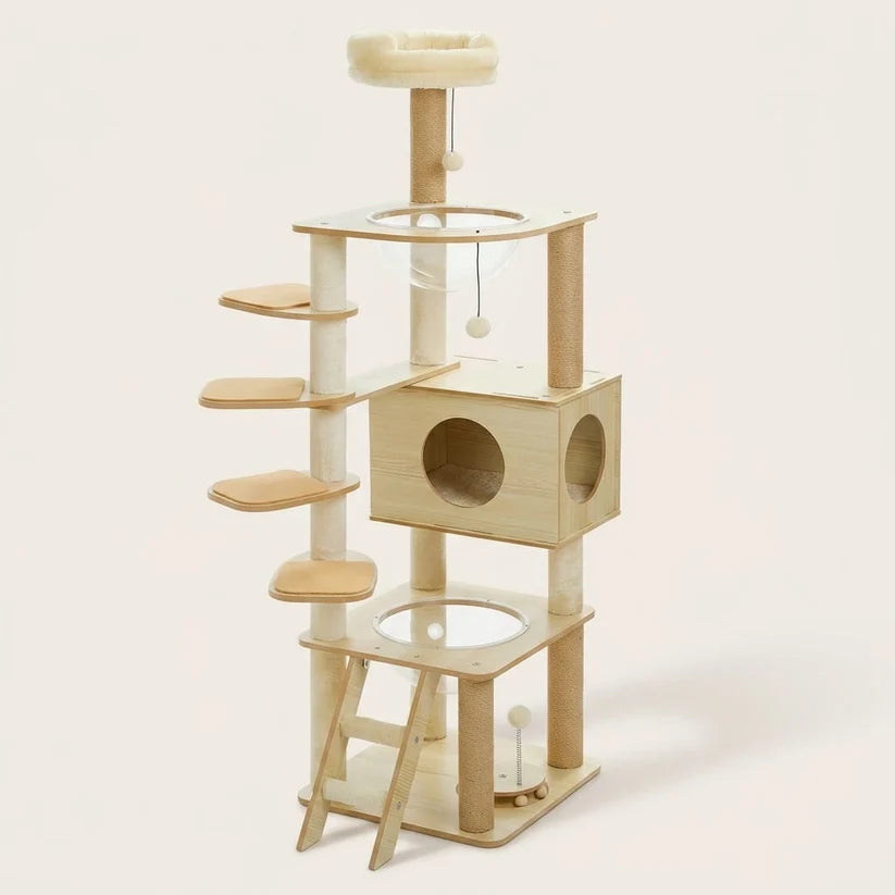Arbre à chat bois naturel | Kodachio