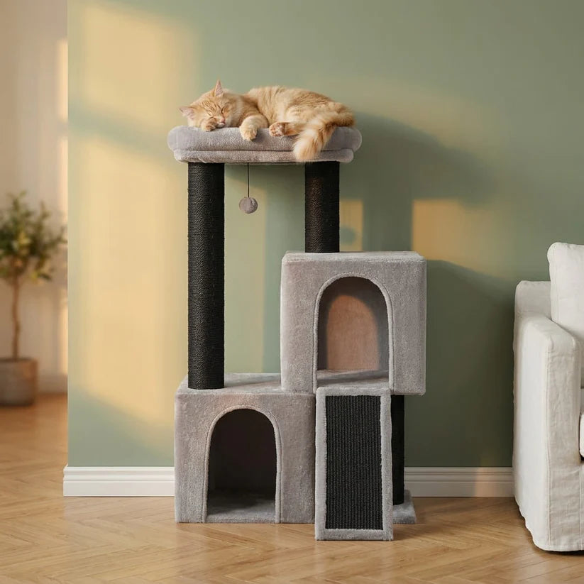 Arbre à chat carré design | Shikakou