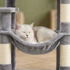 Arbre à chat blanc design | Shiou