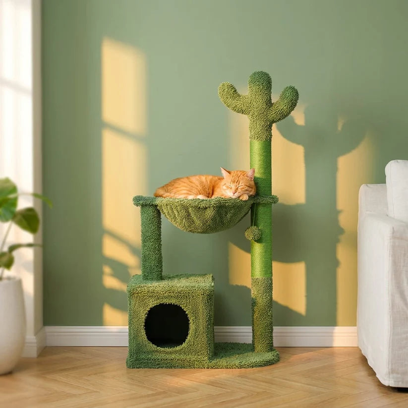 Arbre à chat design cactus | Fujio