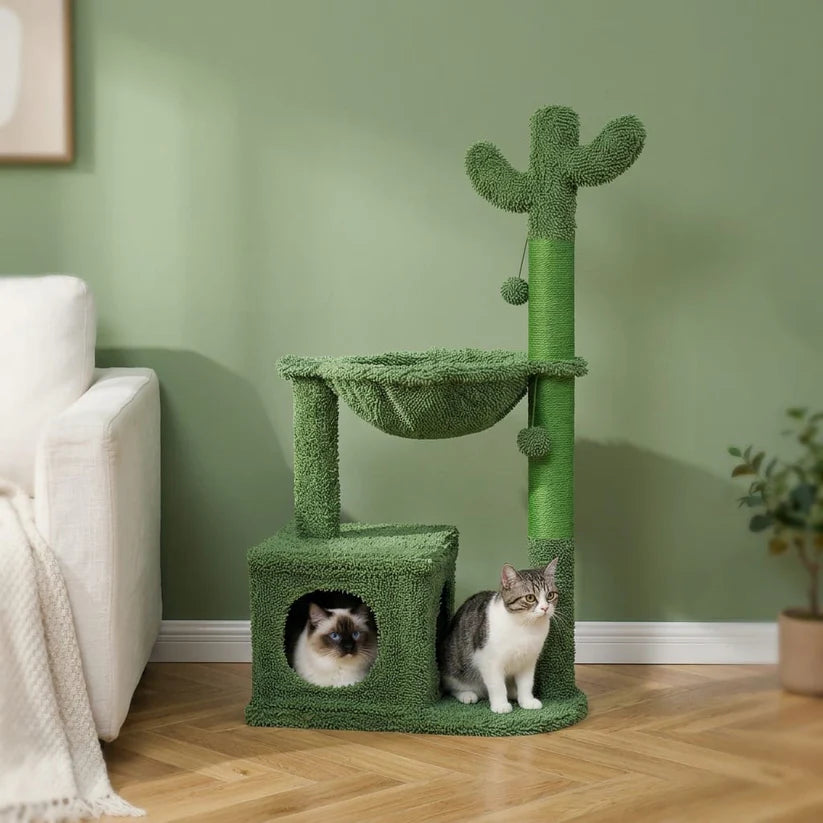 Arbre à chat design cactus | Fujio