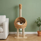 Arbre à chat design en bois | Tabio