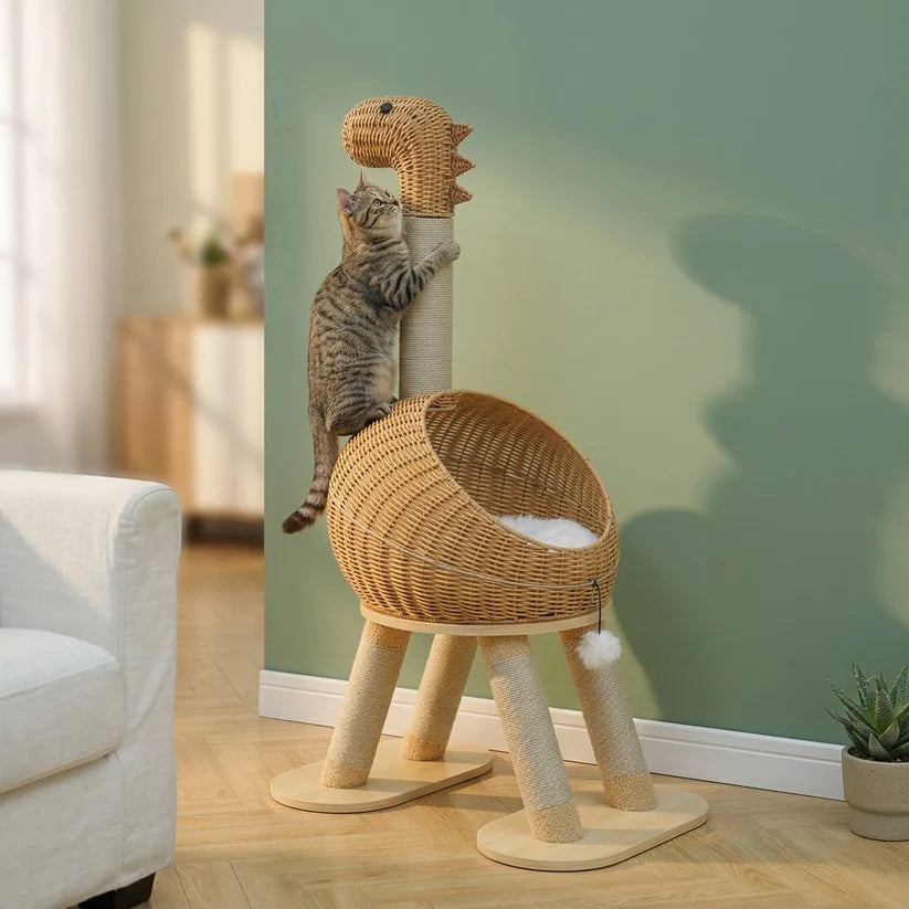 Arbre à chat design en bois | Tabio