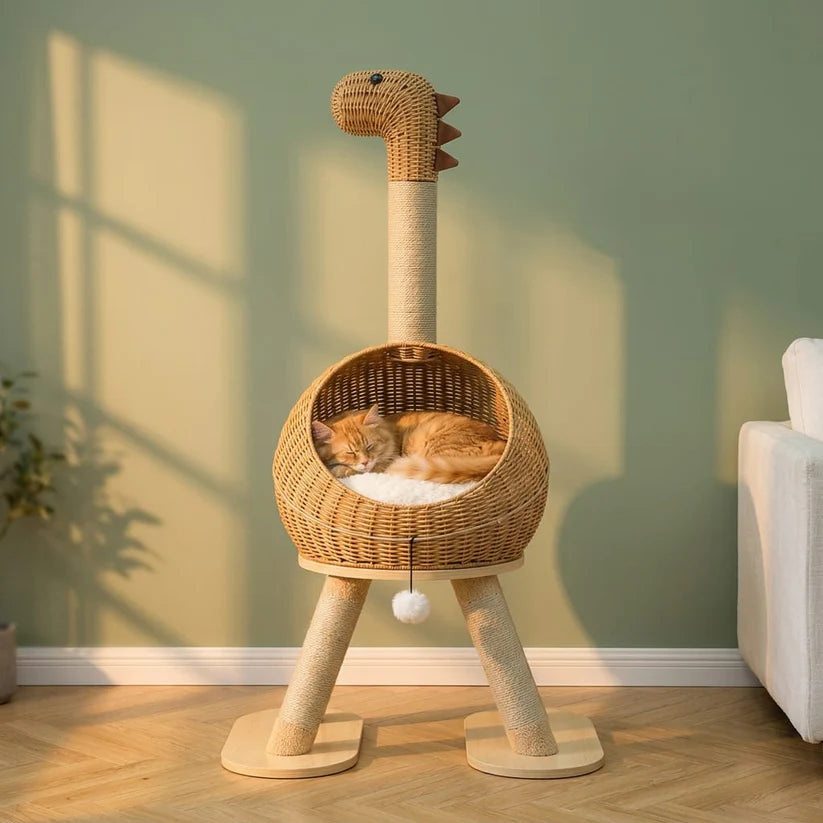 Arbre à chat design en bois | Tabio