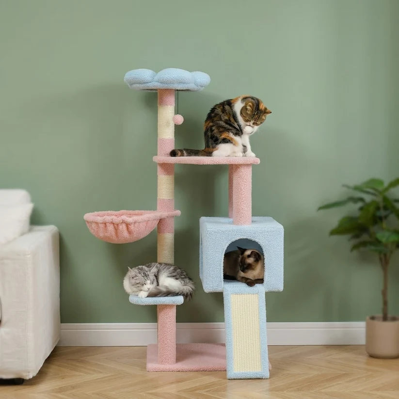 Arbre à chat design fleur | Kaneo
