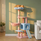Arbre à chat design fleur | Kaneo