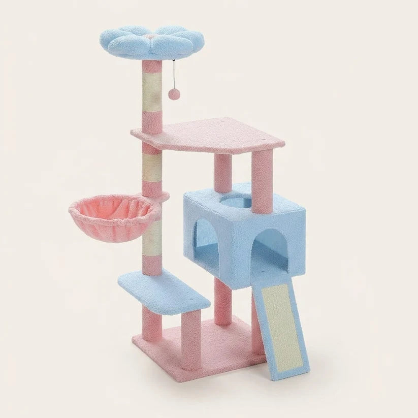 Arbre à chat design fleur | Kaneo