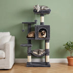 Arbre à chat blanc design | Shiou