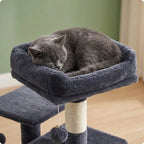 Arbre à chat blanc design | Shiou