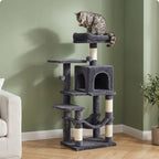Arbre à chat blanc design | Shiou