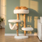 Arbre à chat en bois flottant | Kaseno