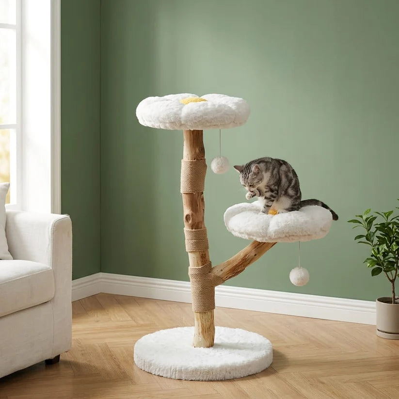 Arbre à chat en bois flotté | Mahou