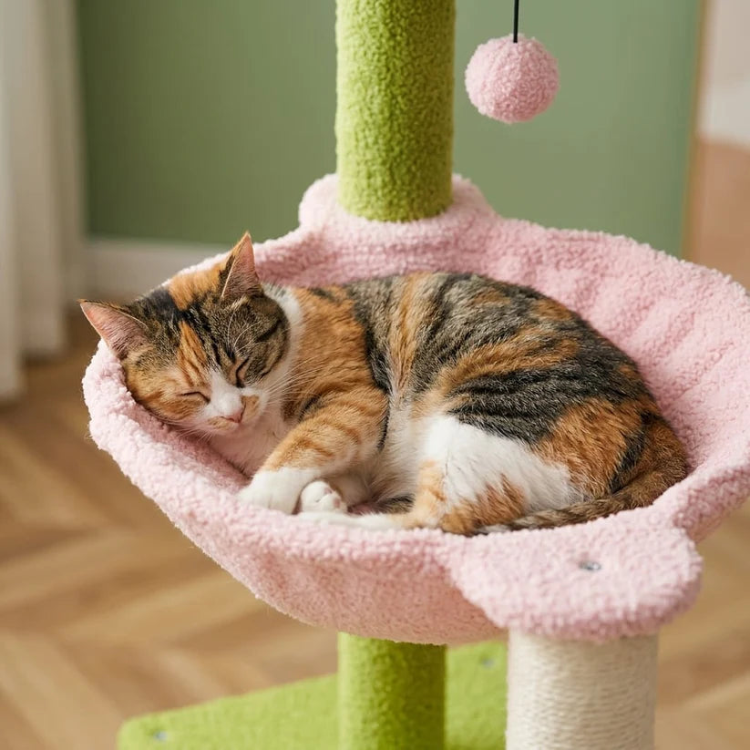 Arbre à chat fleur rose | Sorai