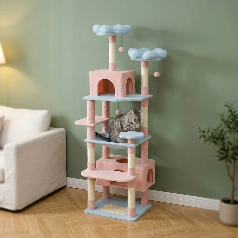 Arbre à chat forme fleur | Oukoua