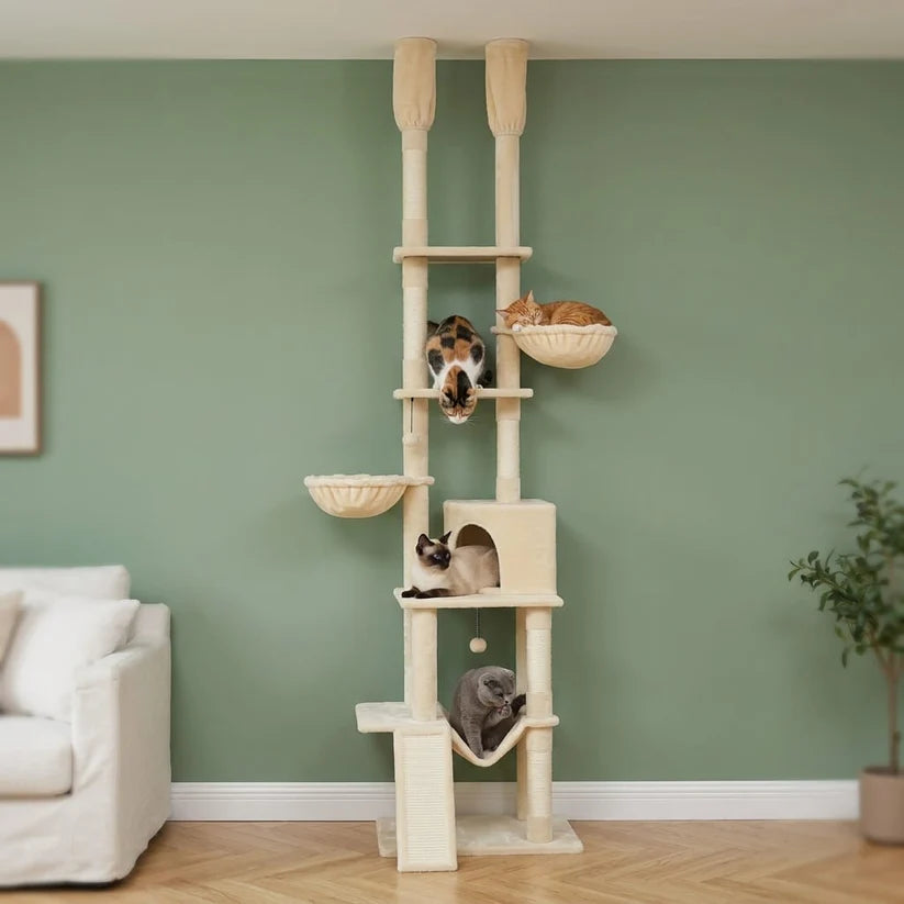 Arbre à chat hauteur plafond | Kumou