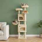 Arbre à chat maine coon beige | Shirou