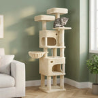 Arbre à chat maine coon beige | Shirou