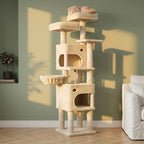Arbre à chat maine coon beige | Shirou