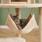 Arbre à chat plafond beige | Hoshia