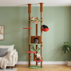Arbre à chat plancher au plafond | Ishia