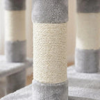 Arbre à chat beige avec hamac | Yorou