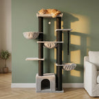 Arbre à chat beige 170 cm | Hirou
