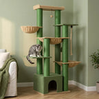 Arbre à chat beige 170 cm | Hirou