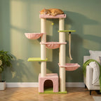 Arbre à chat beige 170 cm | Hirou