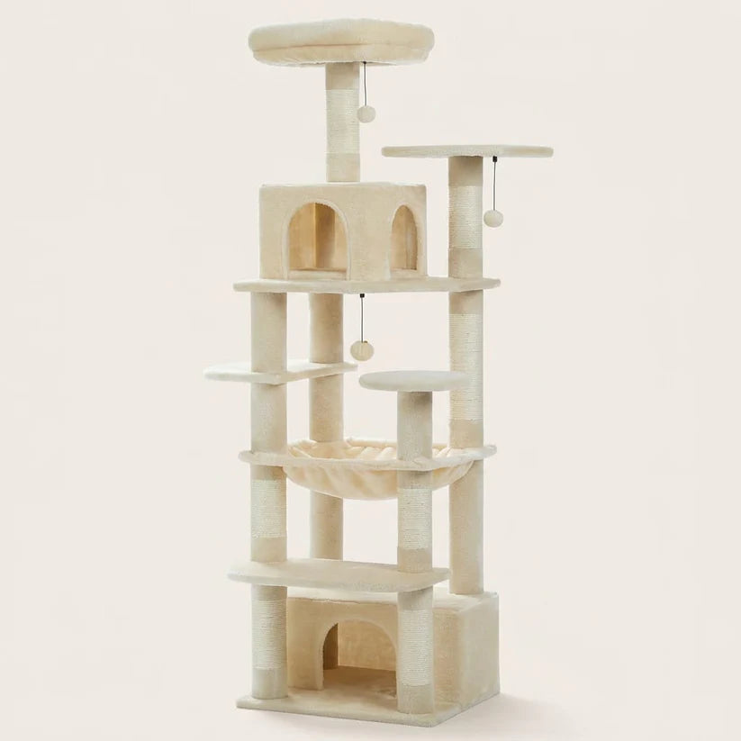 Arbre à chats avec trou beige | Torau