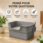 Bac à litière pour grand chat  | FéliXXL