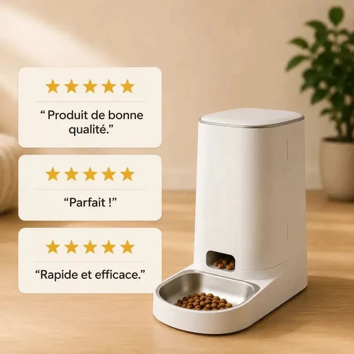 Distributeur automatique croquettes Wi-Fi | Auto